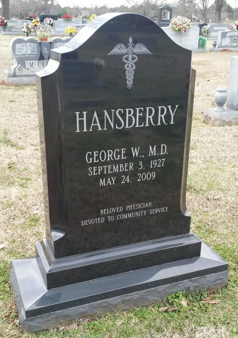 Hansberry George W M.D Memorial Block