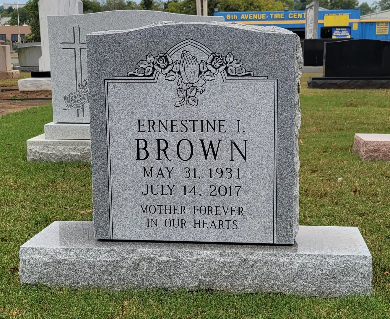 Ernestine One Brown Memorial Block