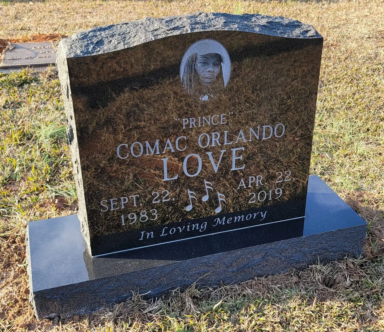 Comac Orlando Love Memorial Block