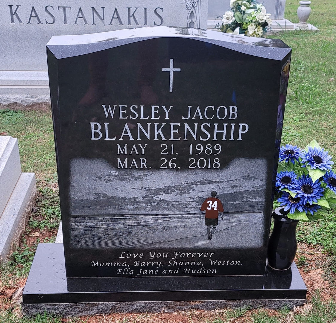 Wesley Jacob Blankenship Memorial Block