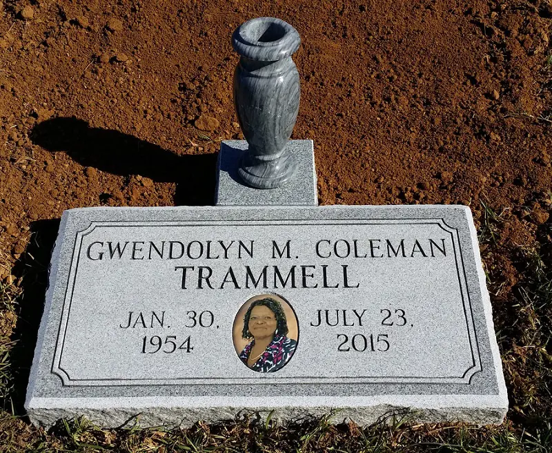 Gwendolyn M Coleman Trammell Memorial Slab
