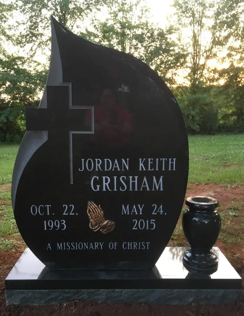 Jordan Keith Grisham Memorial Block in Black