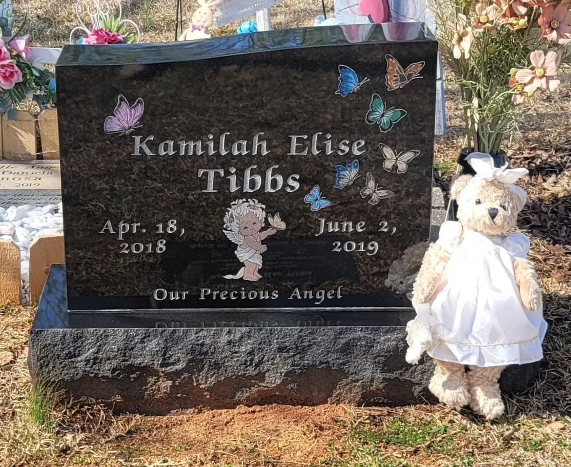 Kamilah Elise Tibbs Memorial Block in Black