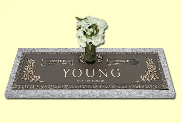 Robert and Betty Young Memorial Slab